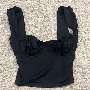 Black Princess Polly Top